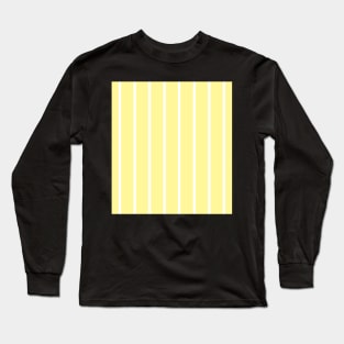 Narrow yellow and white stripes 2 Long Sleeve T-Shirt